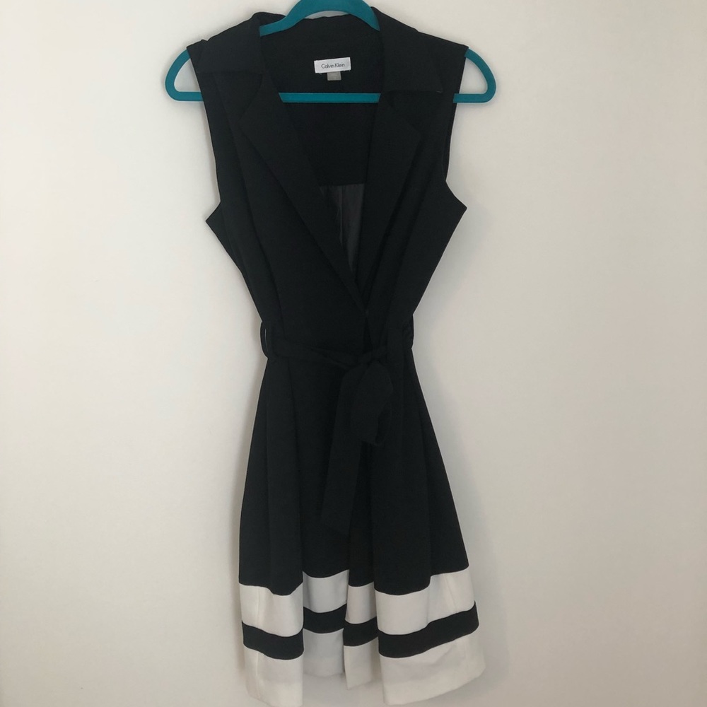 Calvin Klein Wrap Style Dress